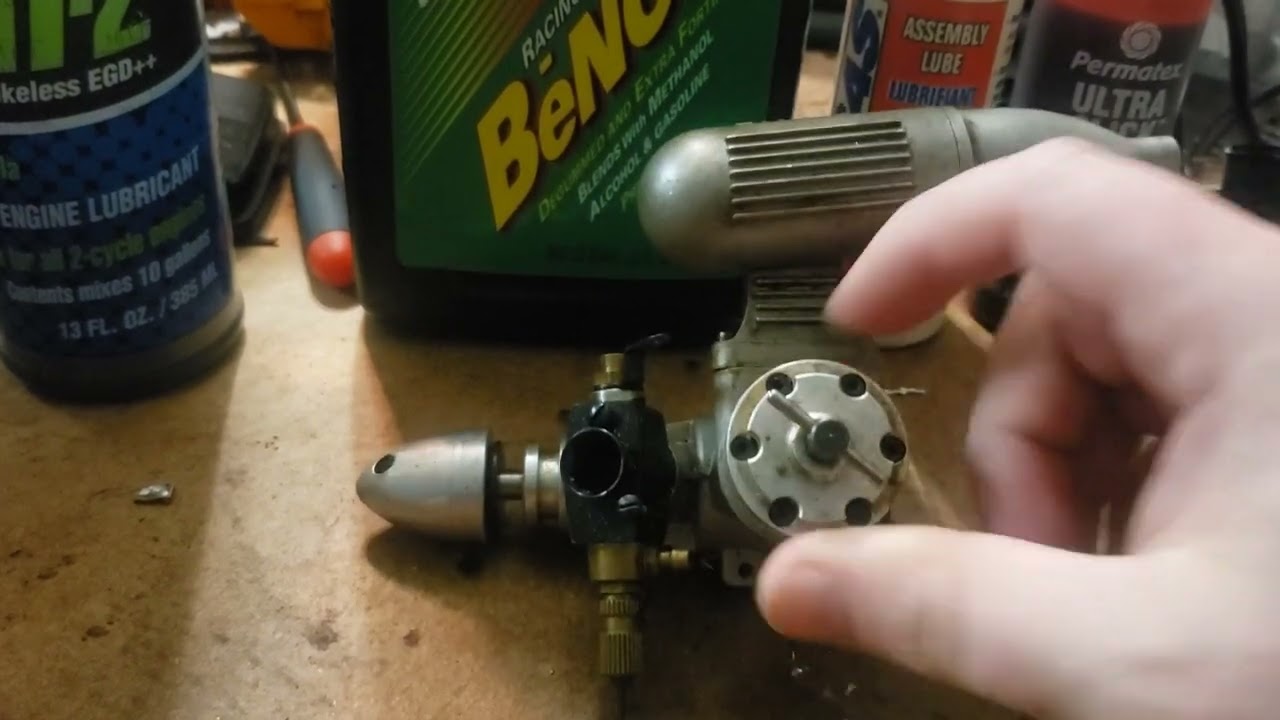 Nitro engine assembly lubricants and after run oil explained.