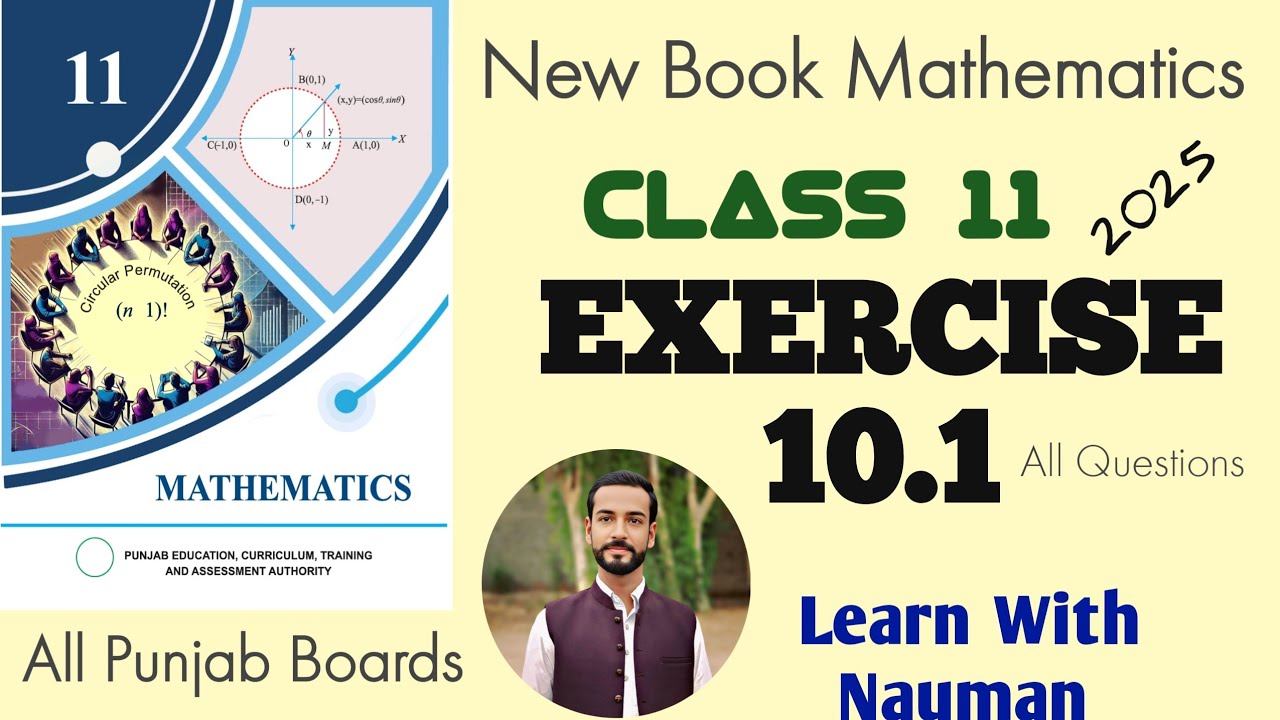 Exercise 10.1 New Book 11 Class Math 2025 || Chapter 10|| Trigonometric ...
