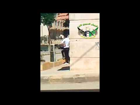 كتيبة عمرو بن العاص في حماه تقوم بتدمير شاحنة عسكرية