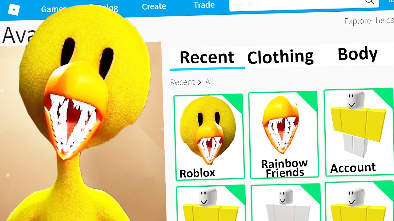 Yellow Rainbow friends - Roblox