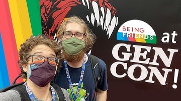 OUR TIME AT GENCON! | GenCon 2021 Vlog + Interviews - Being Friends