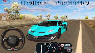 Lamborghini Aventador Svj Performance Test Driving School Simulator Gameplaytop Speed0 To 62 Mph.