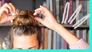 Tuto Coiffure Chignon Rapide Avec 3 Épingles Marion Blush