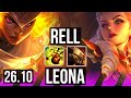 RELL & Varus vs LEONA & Ezreal (SUP) | KR Master | 26.10