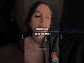 Dido - Thank You ( Ally Salort ) #cover #singing #viral #shorts