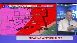 DFW WEATHER ALERT: Severe Weather Likely Today, Large Hail, Damaging Winds and Tornado Warnings