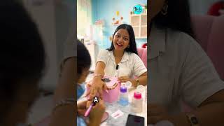 Nail Art At Just ₹35 In Andheri! | Curly Tales #shorts