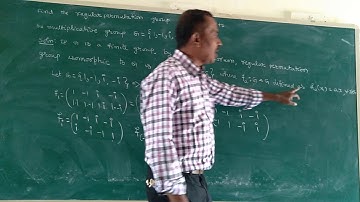 2bsc mathematics ,finding Regular permutation group