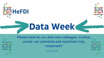 HeFDI Data Week: Please meet AI, our dear new colleague - 27.06.2025