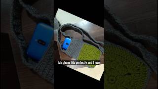 Mobile Pouch +Sling Bag |knit with love|#youtubeshorts #crochet #ytshorts