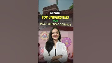 Top universities for MSc Forensic Science | CUET PG 2026 #cuetpg2026 #priyanshijain #priyanshijain