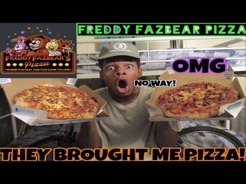 CALLING FREDDY FAZBEAR PIZZA! THEY BROUGHT ME PIZZA AGAIN!!