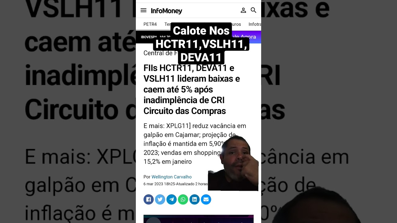 Calote Nos fiis HCTR11,VSLH11, DEVA11 