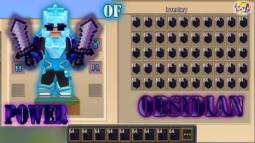 POWER OF 999+ OBSIDIAN In Bed Wars | Blockman Go Gameplay (Android , iOS)