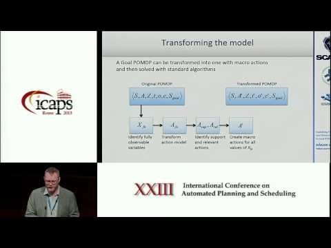 ICAPS 2013: Håkan Warnquist - Exploiting Fully Observable and Deterministic Structures in Goal POMD