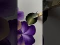 Purple Pansy Flower | One Stroke Painting 🎨✨🖌️❤️ #pansy #purple #flowers #art #painting #drawing