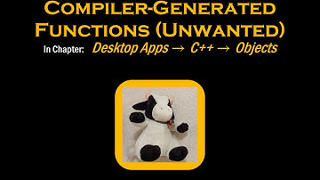 C++: Unwanted Compiler-Generated Functions