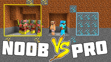 MINECRAFT - NOOB VS PRO: Zombie Pigman Battle in Minecraft
