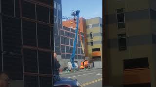 Man lift manlift construction accident Wednesday March 15th 2023 Everett Washington