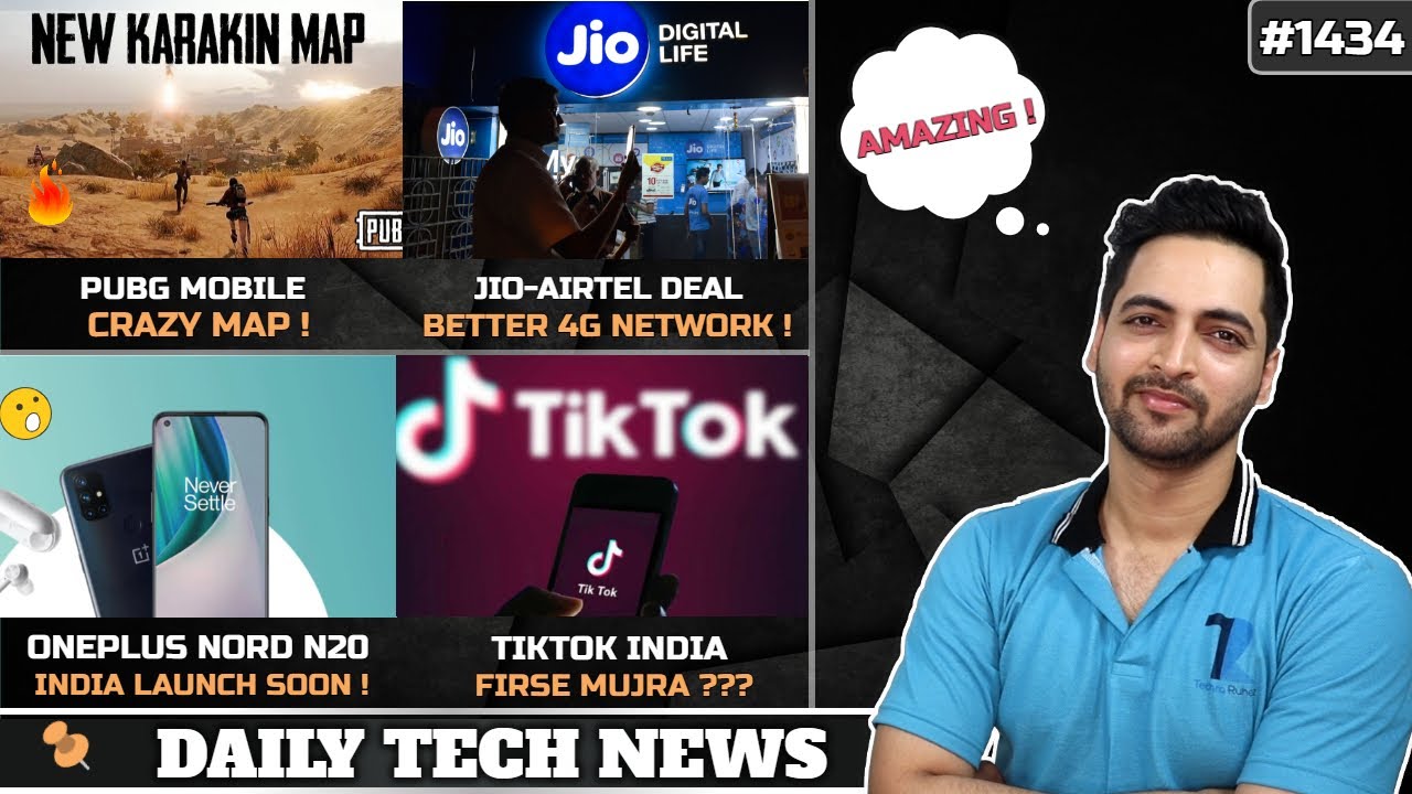 PUBG Mobile Crazy Map😲,Jio Acquires Airtel,Tiktok Comeback,Bitcoin $1 Trillion,IQOO Neo 5 India