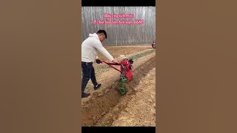 Máy Cày Xích Mini Máy Xới Đất Nông Nghiệp Máy Vun Luống Đa Năng
