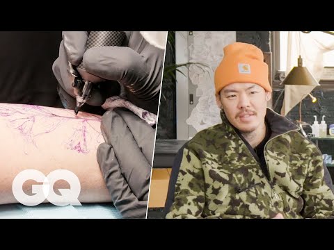 Inside Tattoo Artist Dr. Woo’s Secret NYC Tattoo Shop | Behind the Craft | GQ