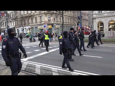 Polizeigroßeinsatz bei Demo