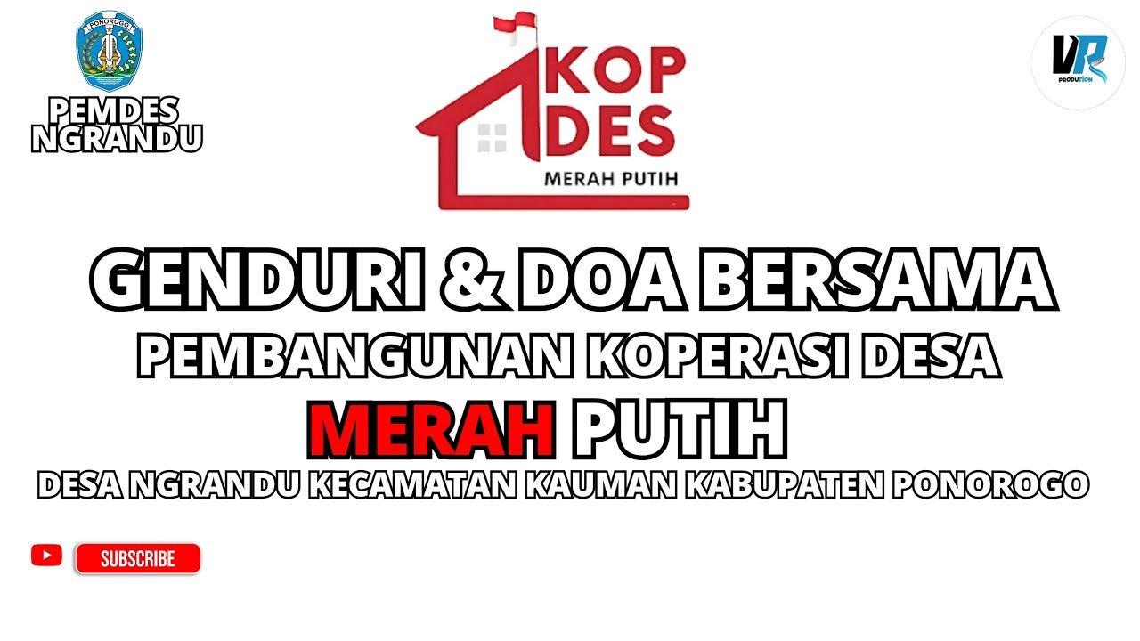 Genduri Dan Doa Bersama Pembagunan Koperasi Desa Merah Putih (KDMP)