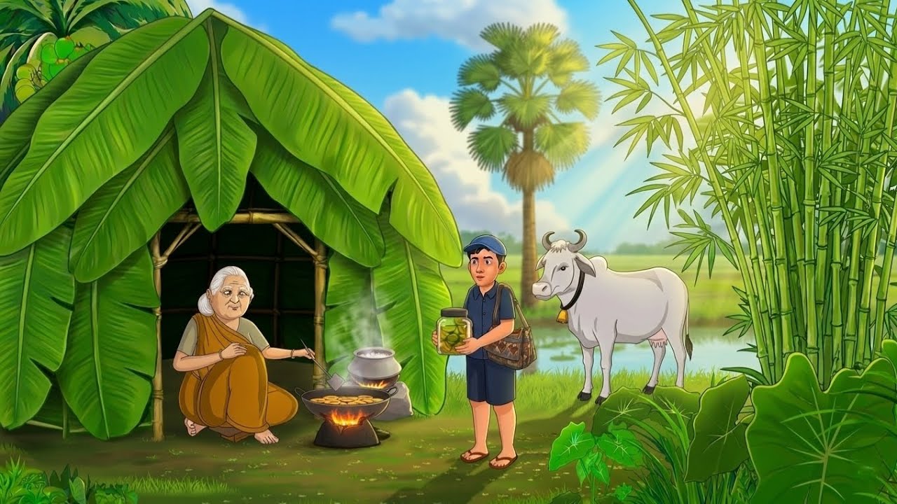 गरीबी से परेशान लड़के ने छोड़ा घर ! Hindi cartoon story @TABLETOONS4 