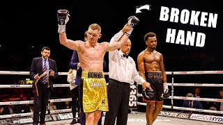 PRO BOXER FIGHT WEEK | English Title Defence (I broke my hand)
