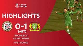 Last-Minute Volley Sends Yeovil Through! | Bromley 0-1 Yeovil Town (AET) | Emirates FA Cup 2020-21