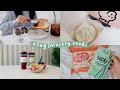 (mostly food) vlog: chocomint pocky, boba, crumbl cookies, japanese kitkat, + studying