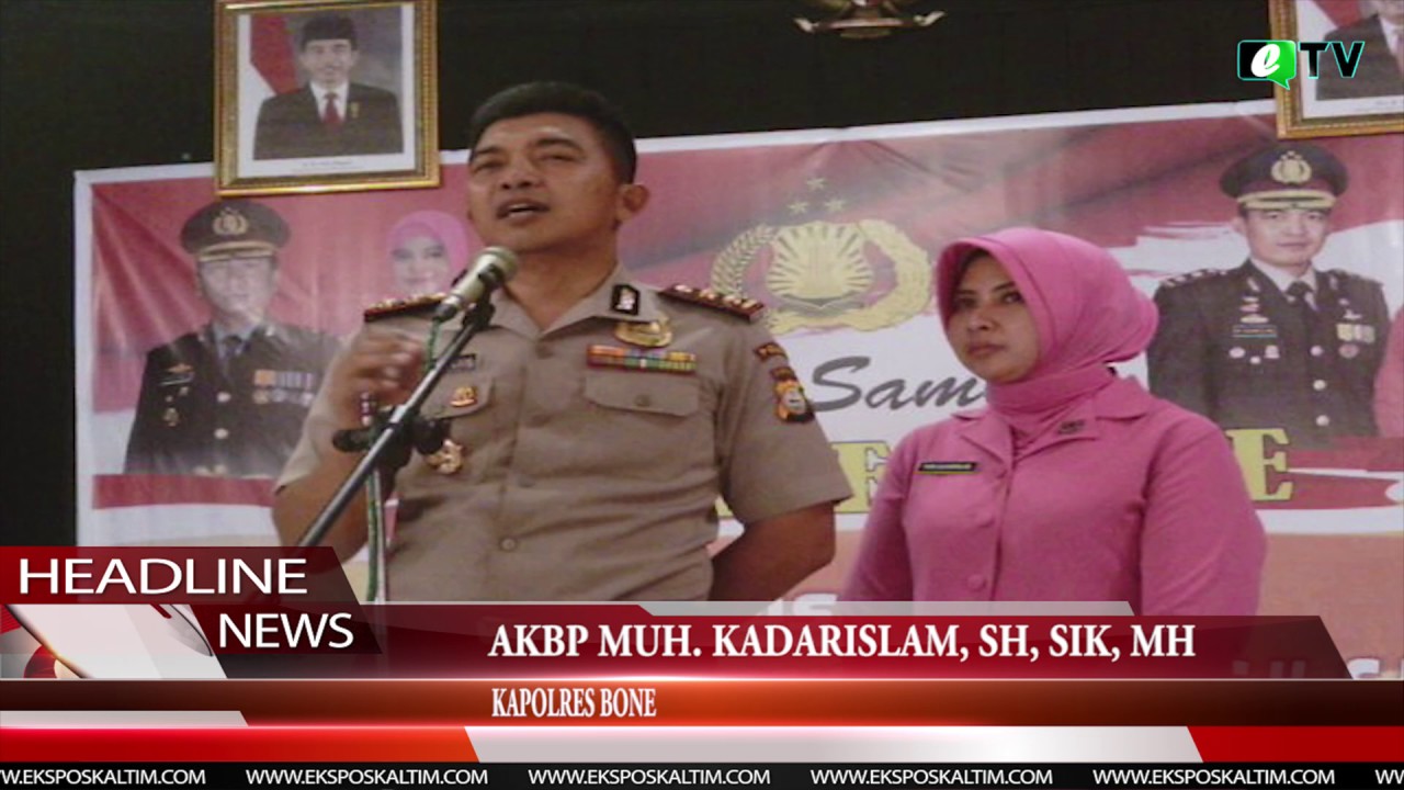 PISAH SAMBUT KAPOLRES BONE