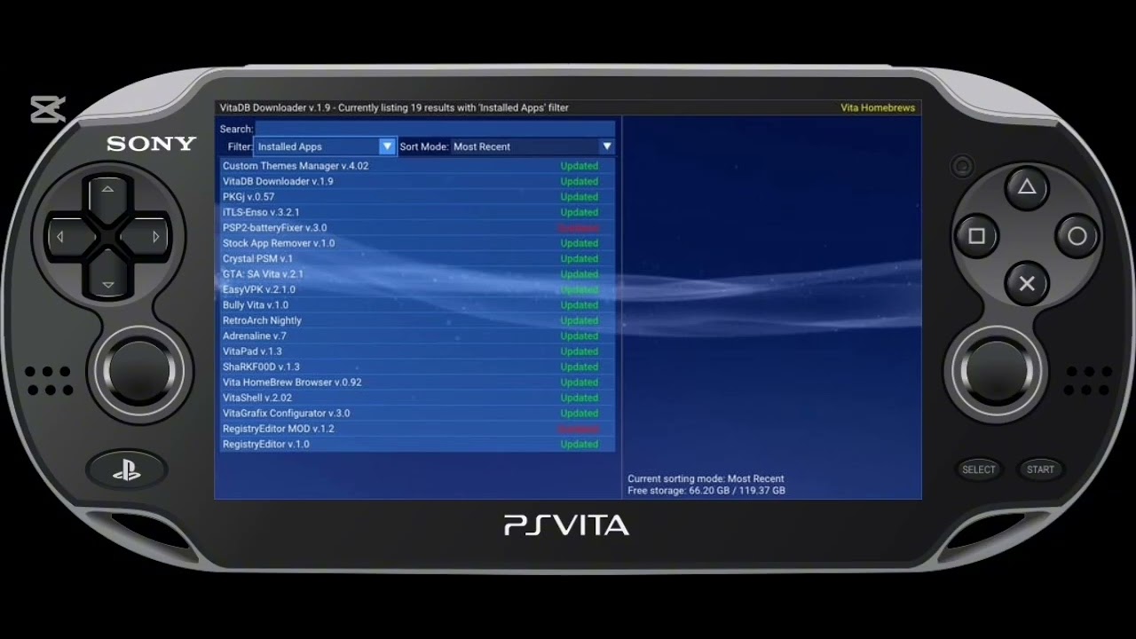 VitaDB Downloader full background music (Read description)