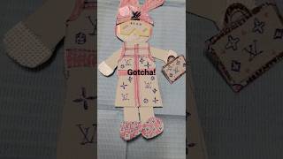My melody paper doll plays #papercraft #hellokittyandfriends