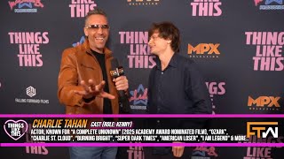 Todd interviews actor Charlie Tahan at the Red Carpet Movie Premiere of "Things Like This" in NYC Profile