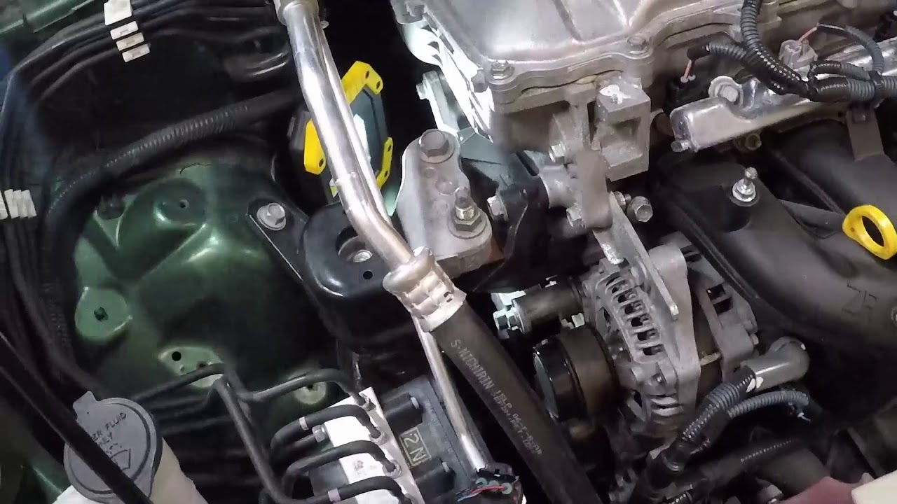 Toyota Corolla Belt Change - YouTube