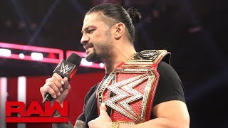 Roman Reigns relinquishes the Universal Title to battle his returning leukemia: Raw, Oct. 22, 2018 screenshot 2
