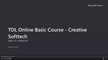 TDL Online Basic Course  | Basic of TDL - Enhance Tally Capabilities | Creative Tally Academy