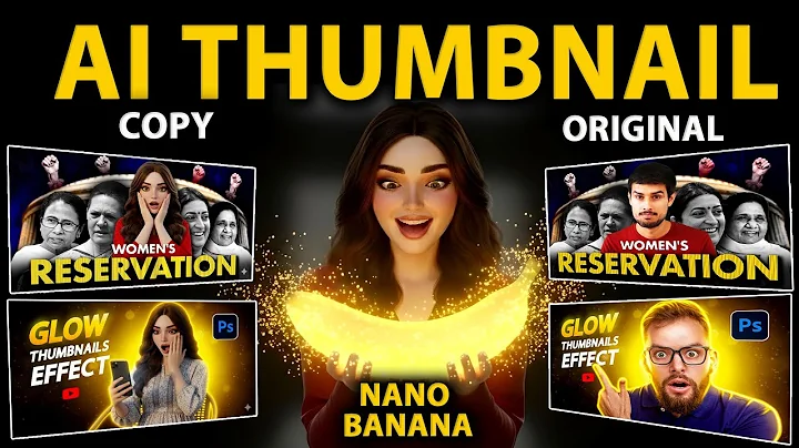 Make professional THUMBNAILS with NANO BANANA 🍌 AI | Just in 2 Minutes
