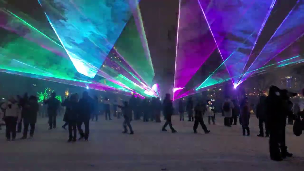 Laser Light Spectacular New Years Eve 2026 Special. Niagara Falls, Ontario, Canada. 20251231 202224