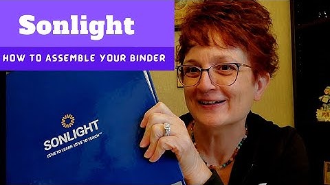 How To Assemble Your Sonlight Binder