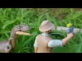 toy "Clever Girl" scene from Jurassic Park