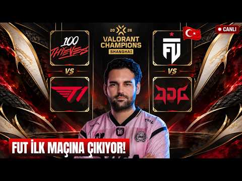 KOÇ GÖZÜYLE CHAMPIONS! 100T-T1 & FUT-JDG | Birlikte İzleyip Analizliyoruz | Gün 4 #ChampsCostream