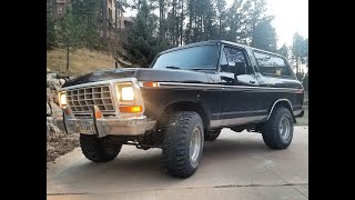 80's themed 79 BRONCO walkaround