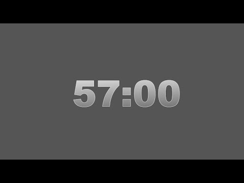 57 Minutes Timer | Silent Alarm | Stay Focused | 57 Minutes of Work ...