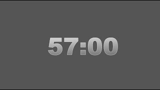57 Minutes Timer  | Silent Alarm  |  Stay Focused  |  57 Minutes of Work  |  Countdown