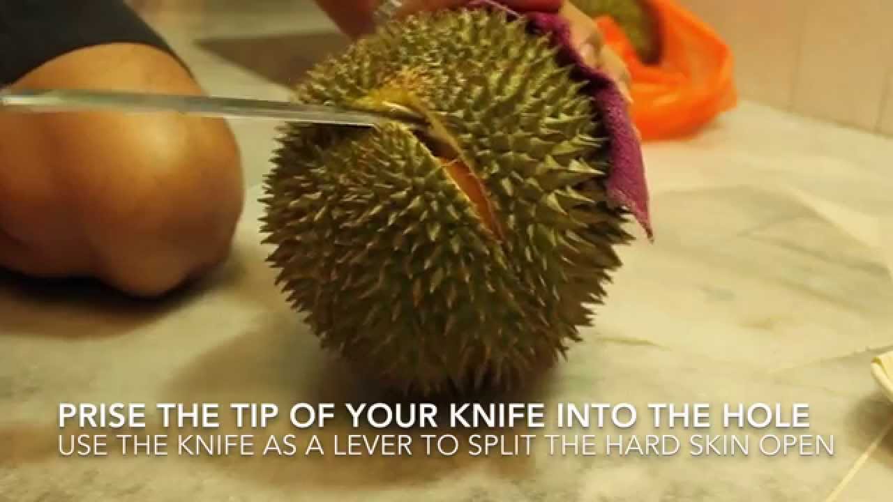 How to Open a Durian in 3 Easy Steps YouTube