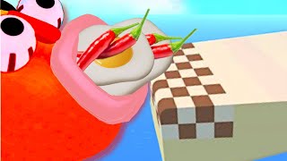 Sandwich Runner Max Levels Gameplay Ultra SPICY Special EGGS  Sandwich 🌶🍳🥪 screenshot 5