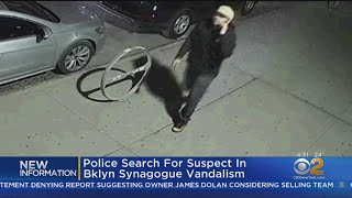 Police Search For Suspects In Brooklyn Synagogue Vandalism